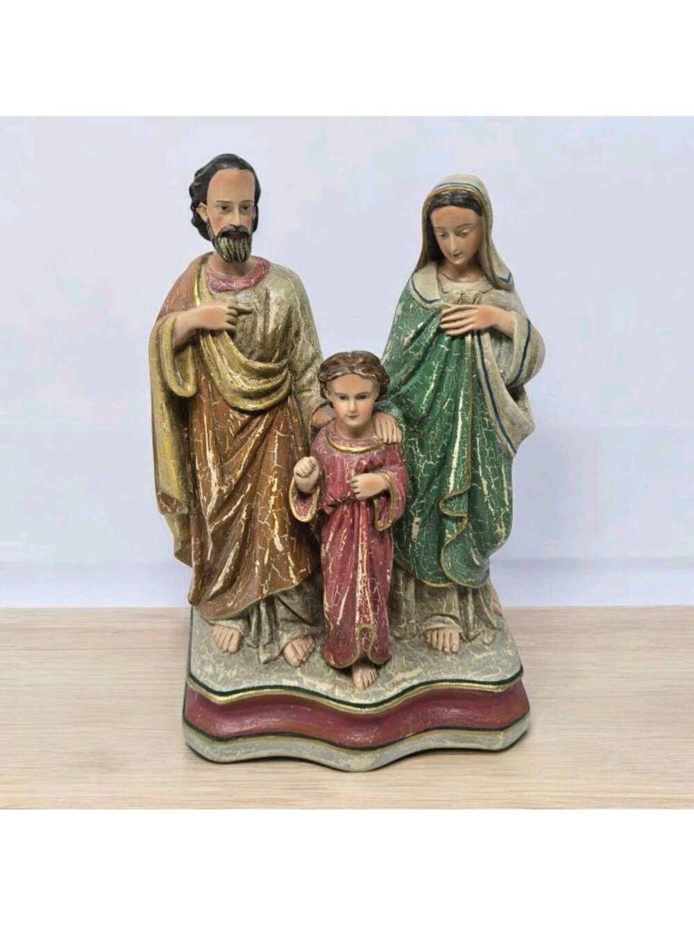 RARE Dept 56 Nativity Family Child Jesus *Not Infant*/ Mary Holy Mother / Joseph